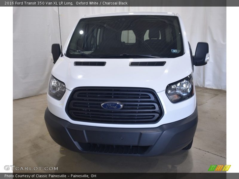 Oxford White / Charcoal Black 2016 Ford Transit 350 Van XL LR Long