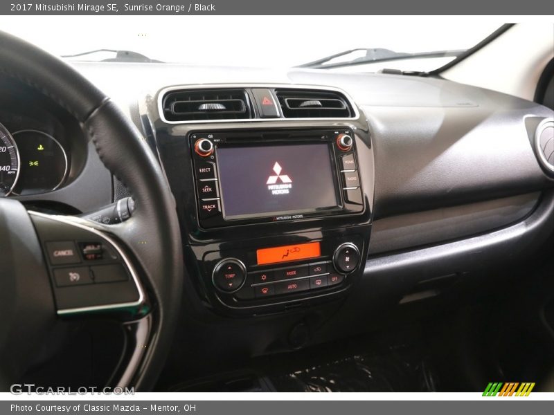 Dashboard of 2017 Mirage SE