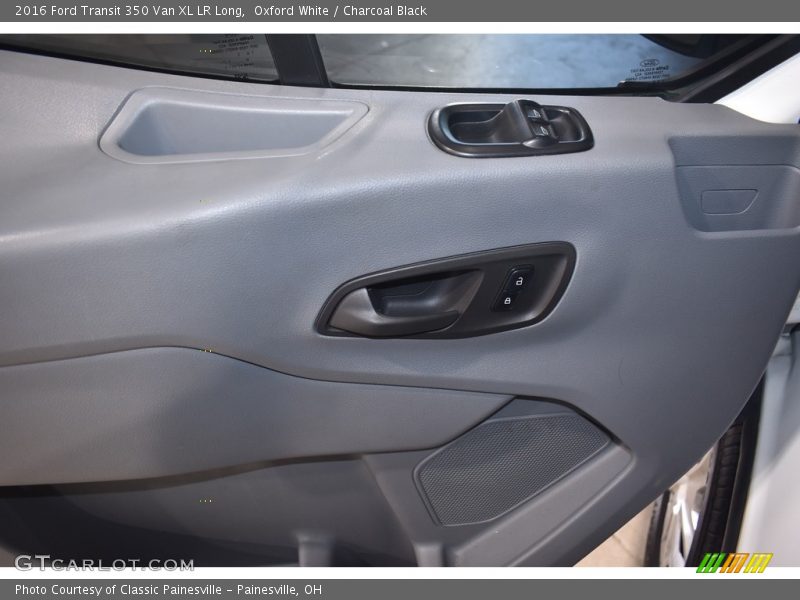 Oxford White / Charcoal Black 2016 Ford Transit 350 Van XL LR Long