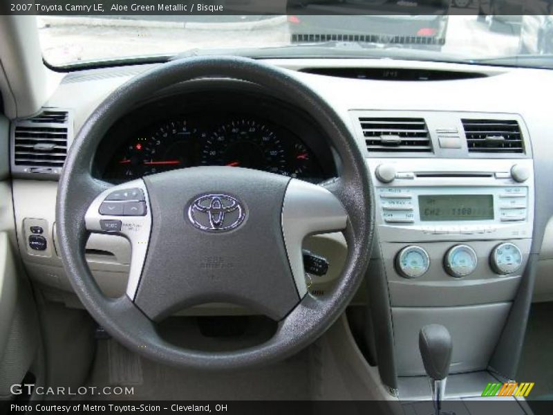 Aloe Green Metallic / Bisque 2007 Toyota Camry LE