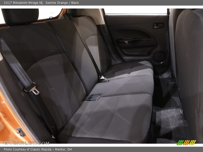 Rear Seat of 2017 Mirage SE