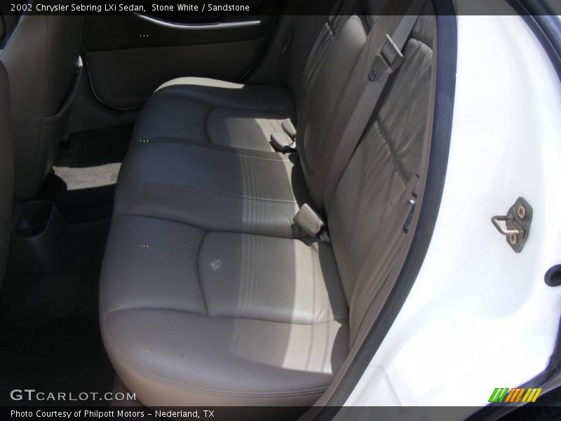 Stone White / Sandstone 2002 Chrysler Sebring LXi Sedan