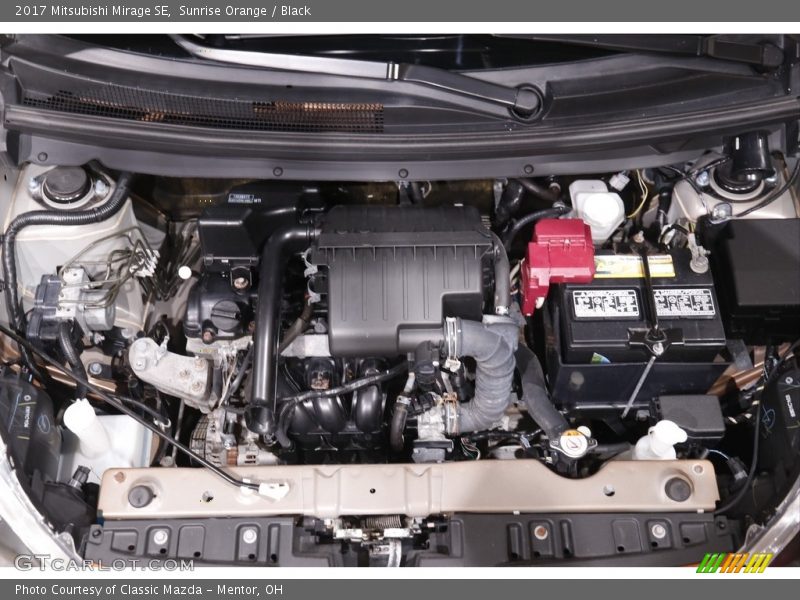  2017 Mirage SE Engine - 1.2 Liter DOHC 12-Valve MIVEC 3 Cylinder