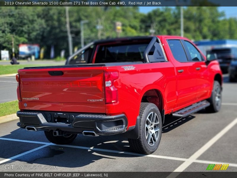 Red Hot / Jet Black 2019 Chevrolet Silverado 1500 Custom Z71 Trail Boss Crew Cab 4WD