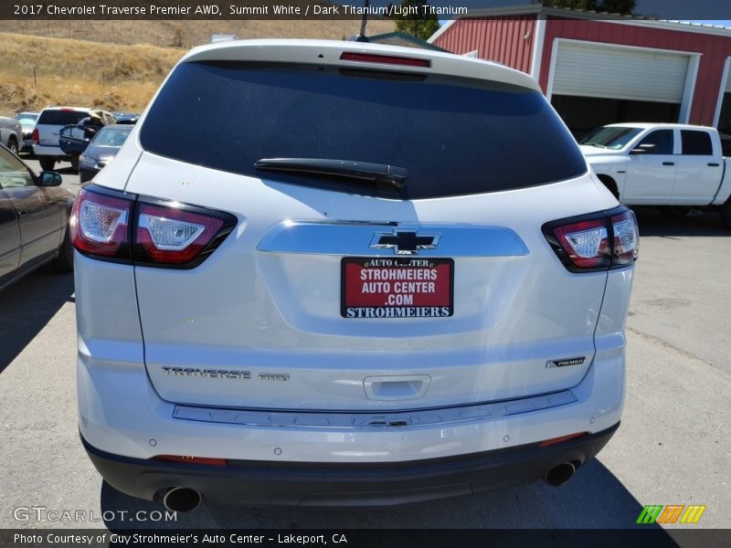 Summit White / Dark Titanium/Light Titanium 2017 Chevrolet Traverse Premier AWD