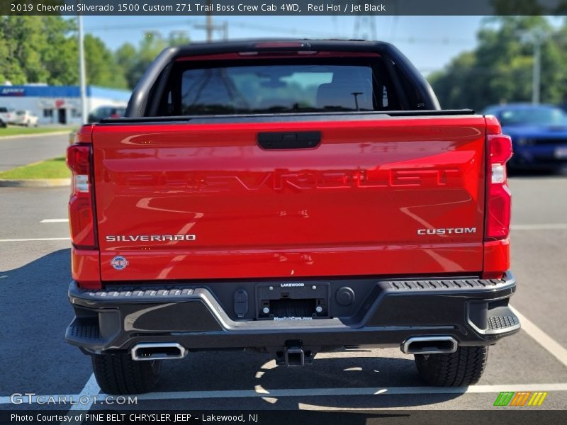 Red Hot / Jet Black 2019 Chevrolet Silverado 1500 Custom Z71 Trail Boss Crew Cab 4WD