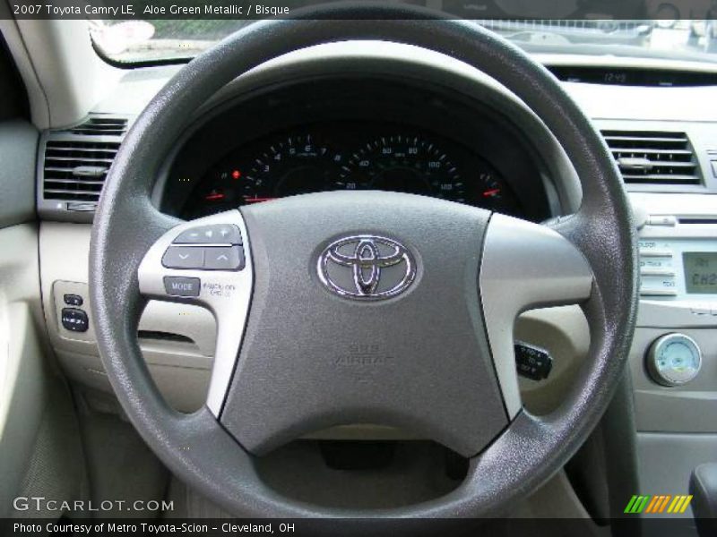 Aloe Green Metallic / Bisque 2007 Toyota Camry LE