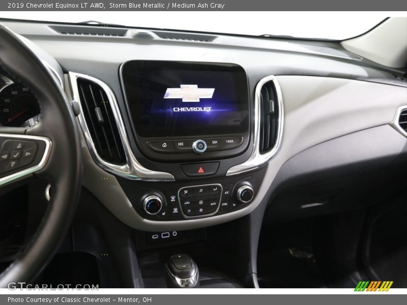 Storm Blue Metallic / Medium Ash Gray 2019 Chevrolet Equinox LT AWD