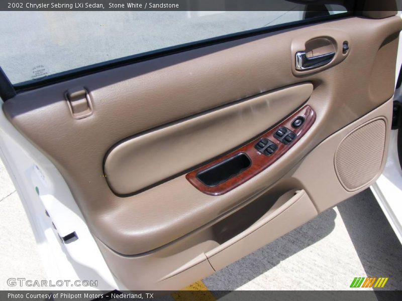 Stone White / Sandstone 2002 Chrysler Sebring LXi Sedan