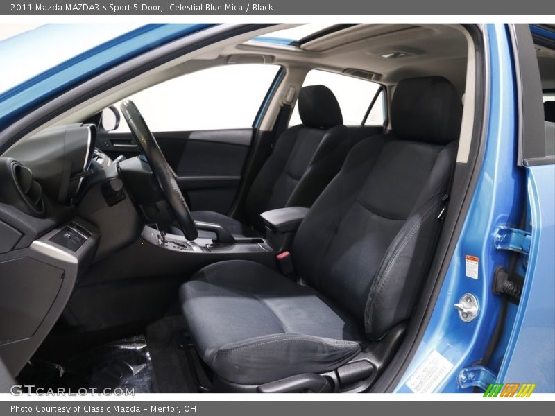 Celestial Blue Mica / Black 2011 Mazda MAZDA3 s Sport 5 Door