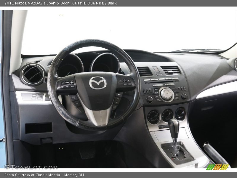Celestial Blue Mica / Black 2011 Mazda MAZDA3 s Sport 5 Door