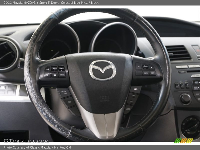 Celestial Blue Mica / Black 2011 Mazda MAZDA3 s Sport 5 Door