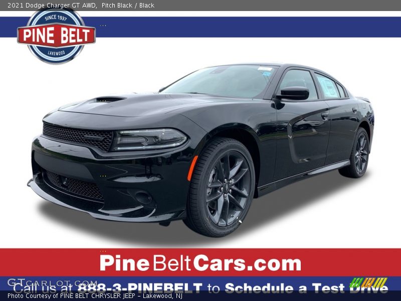 Pitch Black / Black 2021 Dodge Charger GT AWD