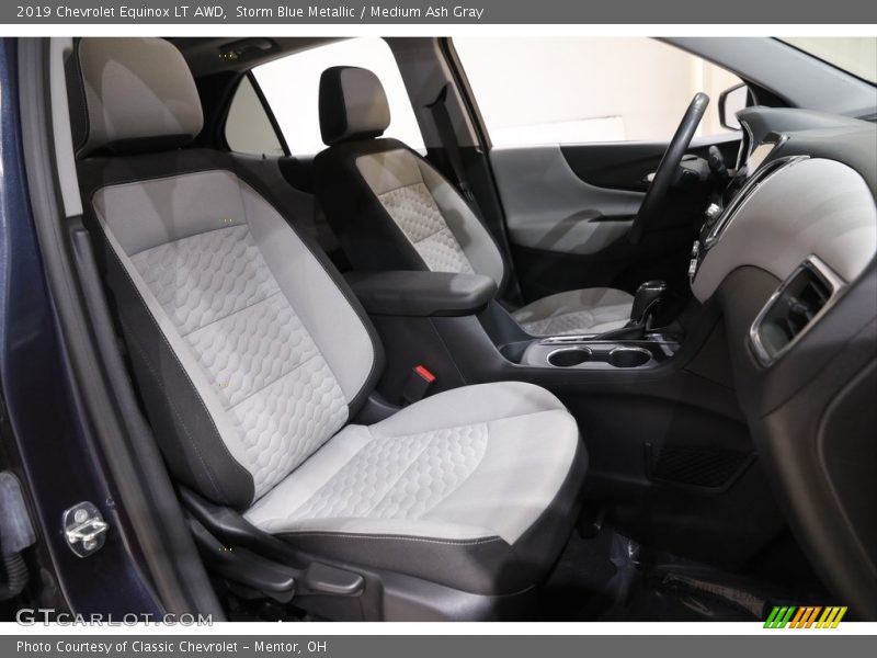 Storm Blue Metallic / Medium Ash Gray 2019 Chevrolet Equinox LT AWD