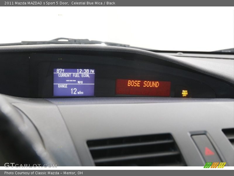 Celestial Blue Mica / Black 2011 Mazda MAZDA3 s Sport 5 Door