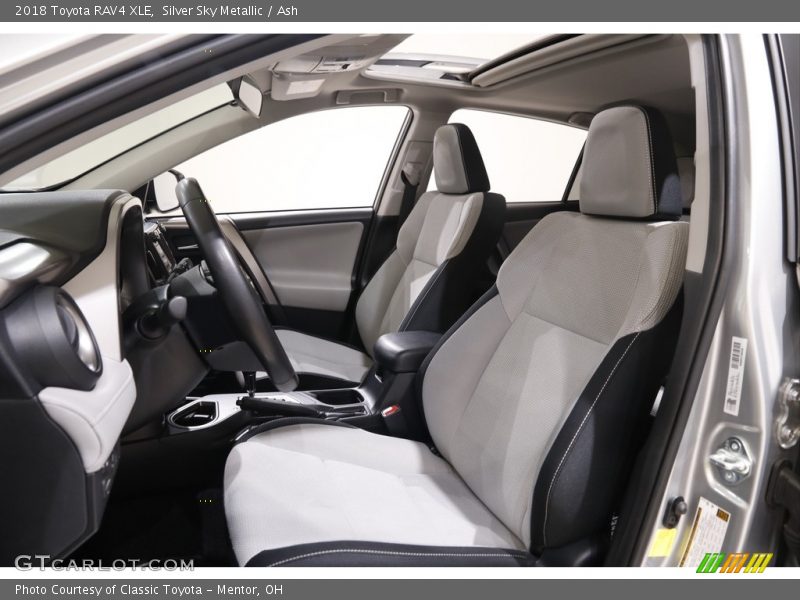 Silver Sky Metallic / Ash 2018 Toyota RAV4 XLE