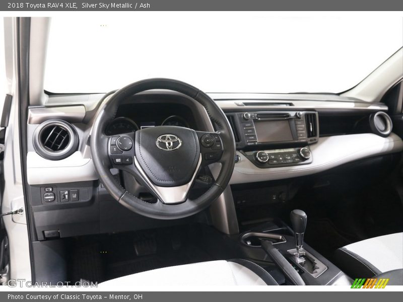 Silver Sky Metallic / Ash 2018 Toyota RAV4 XLE