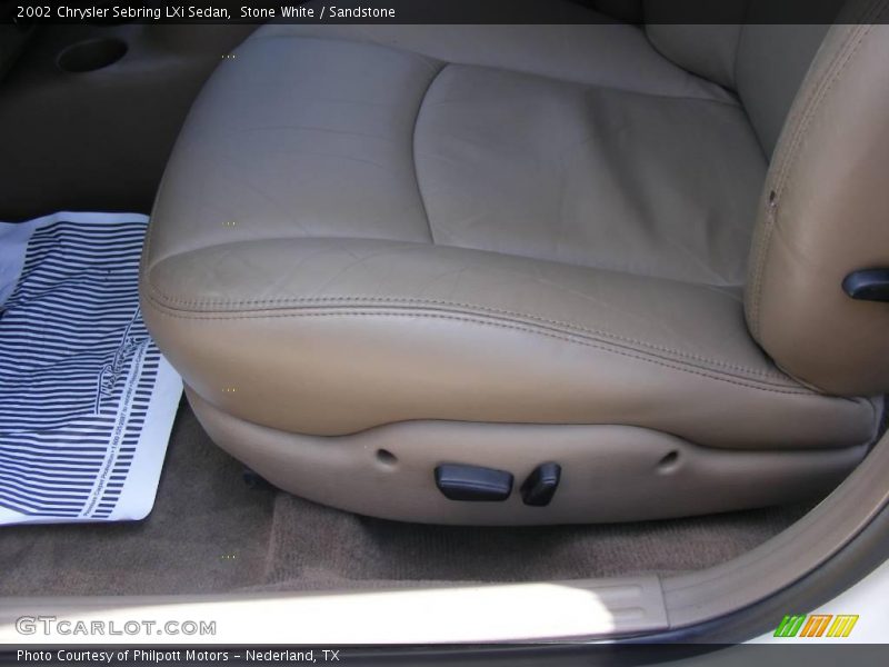 Stone White / Sandstone 2002 Chrysler Sebring LXi Sedan