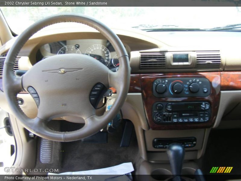 Stone White / Sandstone 2002 Chrysler Sebring LXi Sedan