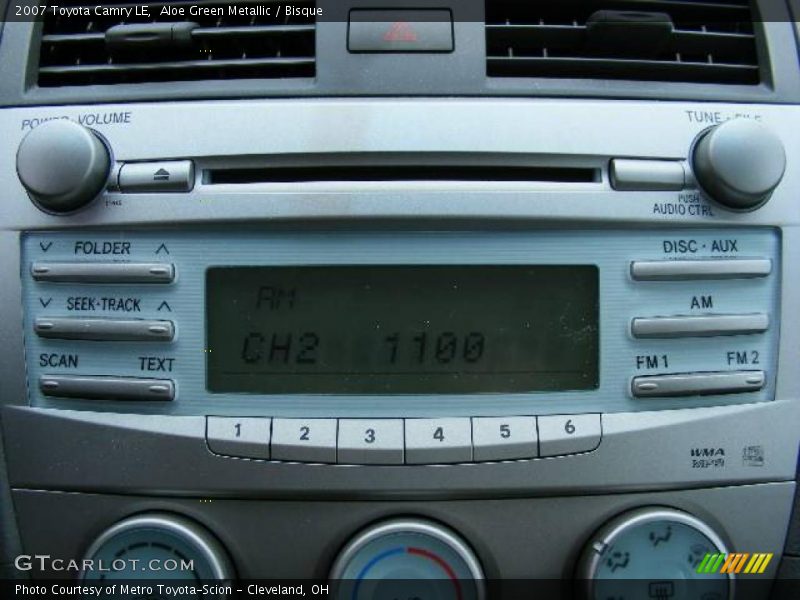 Aloe Green Metallic / Bisque 2007 Toyota Camry LE