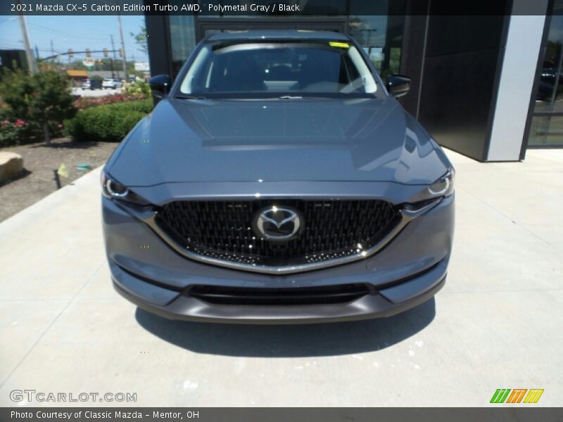 Polymetal Gray / Black 2021 Mazda CX-5 Carbon Edition Turbo AWD