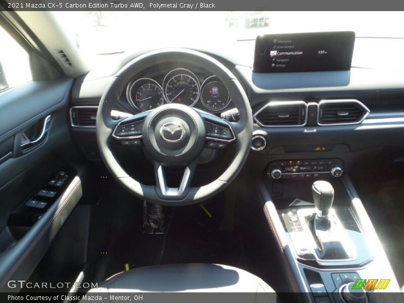 Polymetal Gray / Black 2021 Mazda CX-5 Carbon Edition Turbo AWD