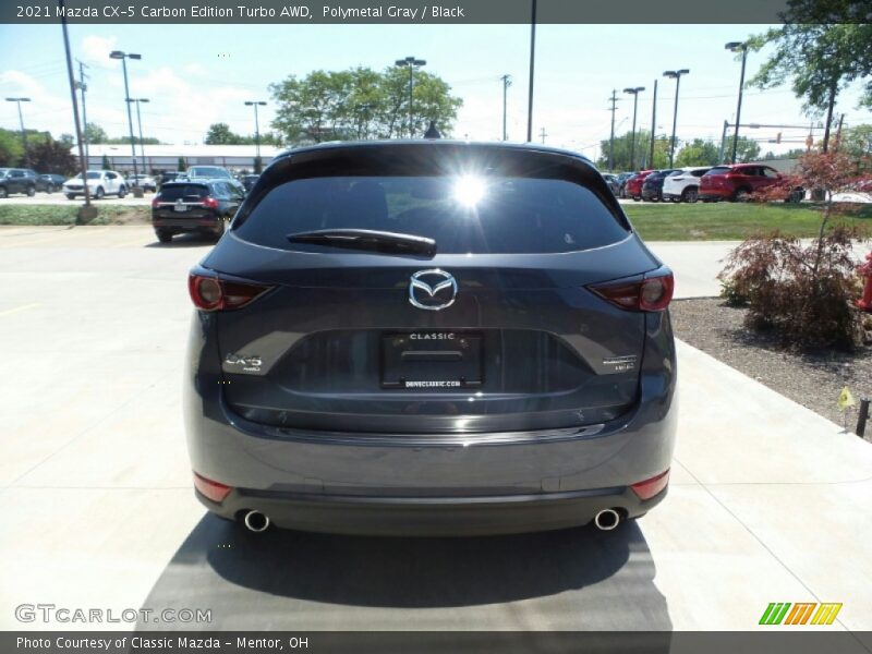 Polymetal Gray / Black 2021 Mazda CX-5 Carbon Edition Turbo AWD