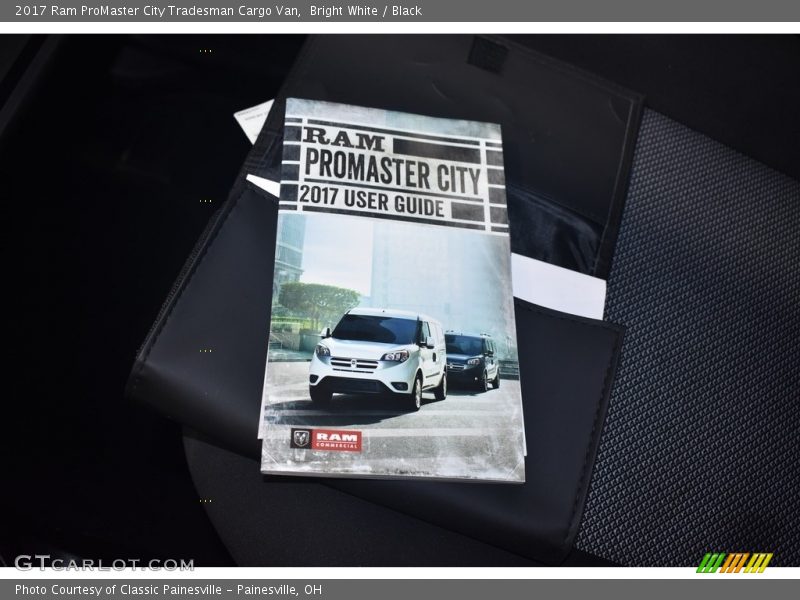 Bright White / Black 2017 Ram ProMaster City Tradesman Cargo Van