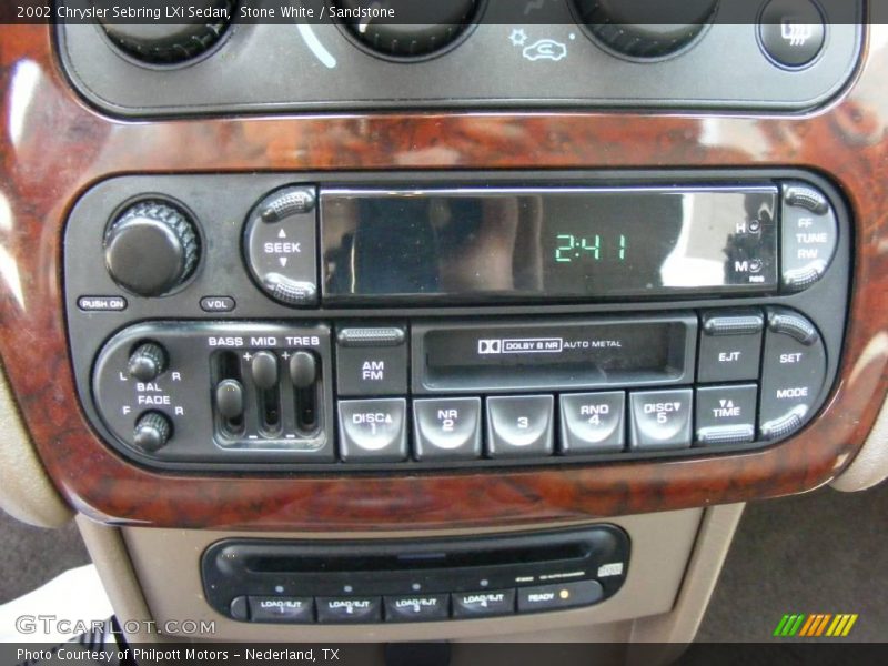 Stone White / Sandstone 2002 Chrysler Sebring LXi Sedan