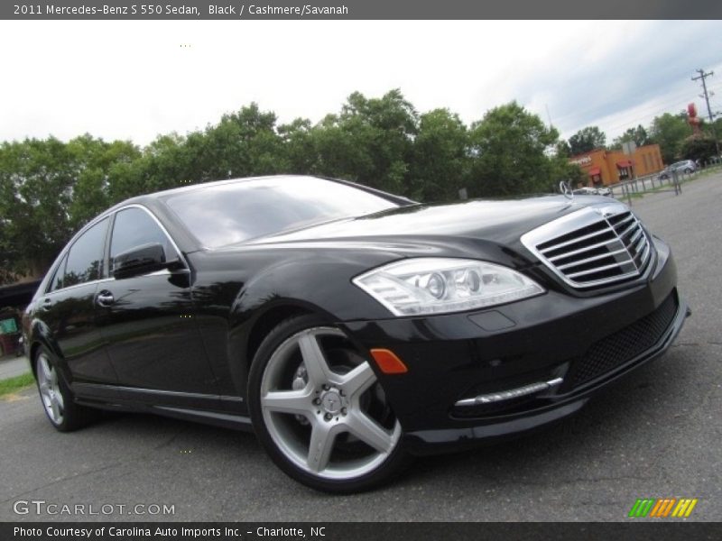 Black / Cashmere/Savanah 2011 Mercedes-Benz S 550 Sedan