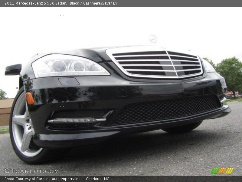 Black / Cashmere/Savanah 2011 Mercedes-Benz S 550 Sedan