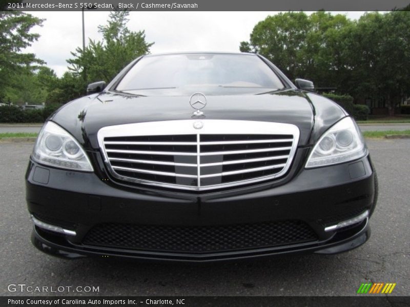 Black / Cashmere/Savanah 2011 Mercedes-Benz S 550 Sedan