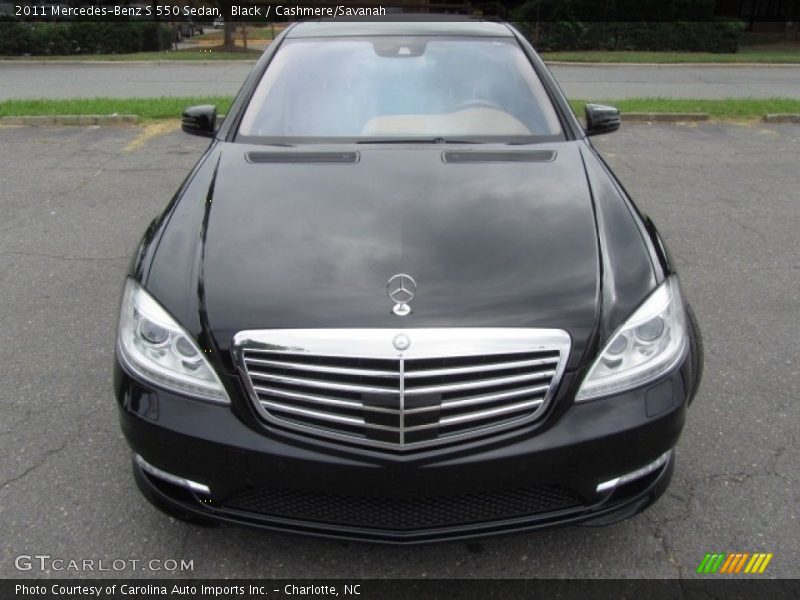 Black / Cashmere/Savanah 2011 Mercedes-Benz S 550 Sedan