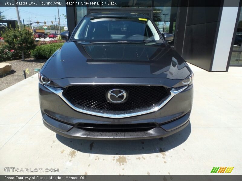 Machine Gray Metallic / Black 2021 Mazda CX-5 Touring AWD