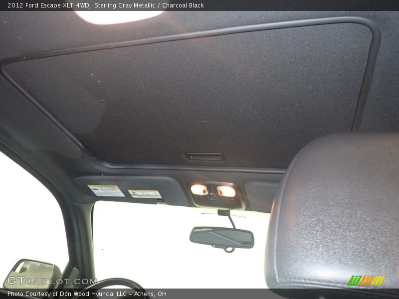 Sterling Gray Metallic / Charcoal Black 2012 Ford Escape XLT 4WD