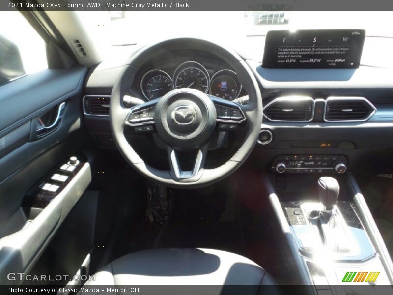 Machine Gray Metallic / Black 2021 Mazda CX-5 Touring AWD