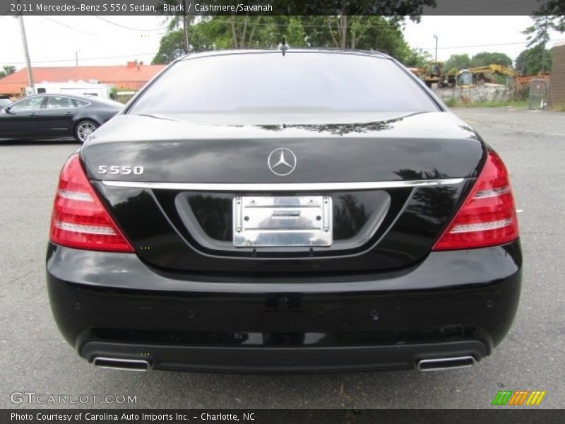 Black / Cashmere/Savanah 2011 Mercedes-Benz S 550 Sedan