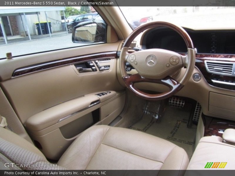 Black / Cashmere/Savanah 2011 Mercedes-Benz S 550 Sedan