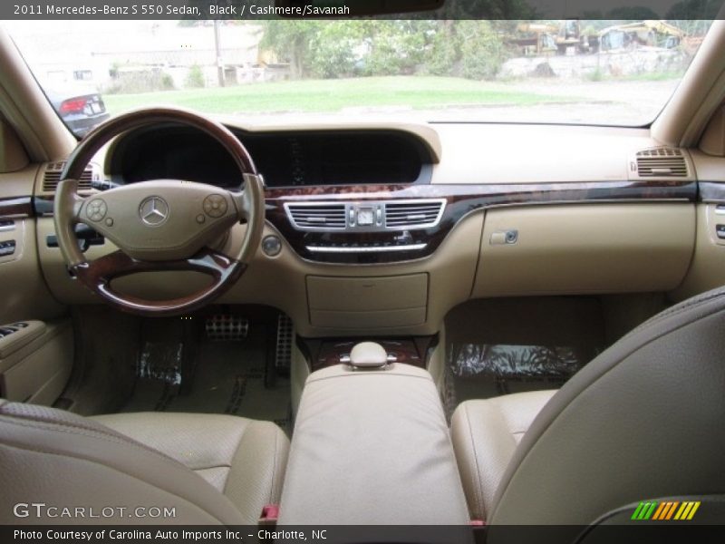 Black / Cashmere/Savanah 2011 Mercedes-Benz S 550 Sedan