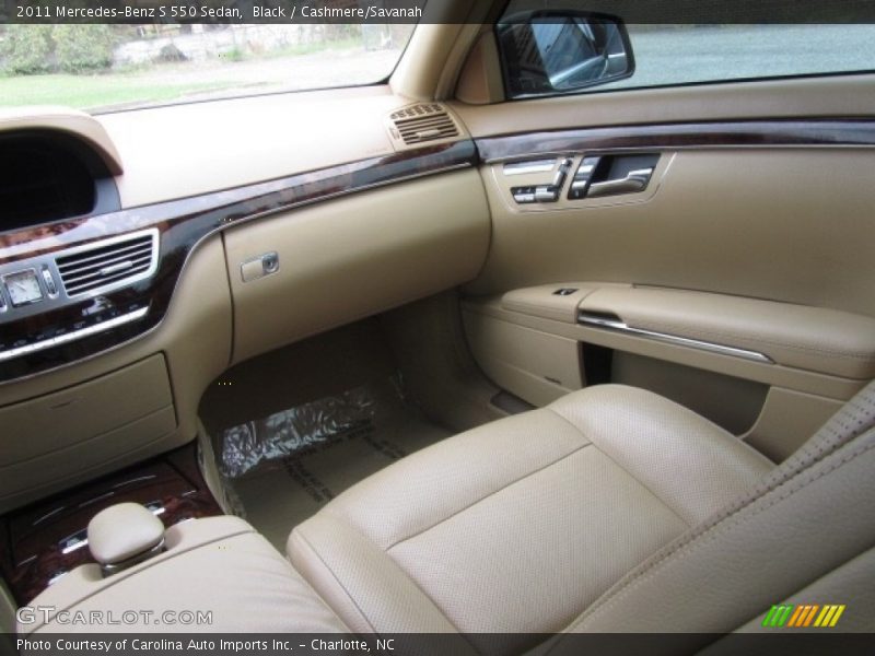 Black / Cashmere/Savanah 2011 Mercedes-Benz S 550 Sedan