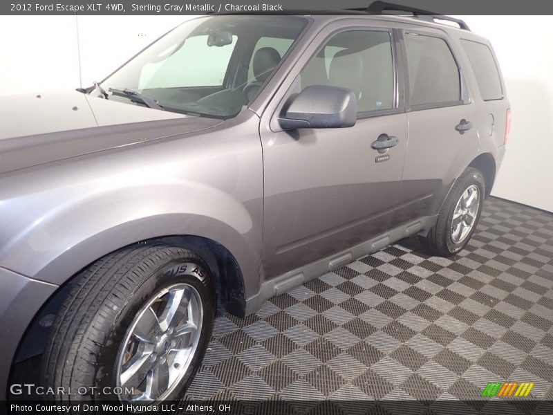 Sterling Gray Metallic / Charcoal Black 2012 Ford Escape XLT 4WD