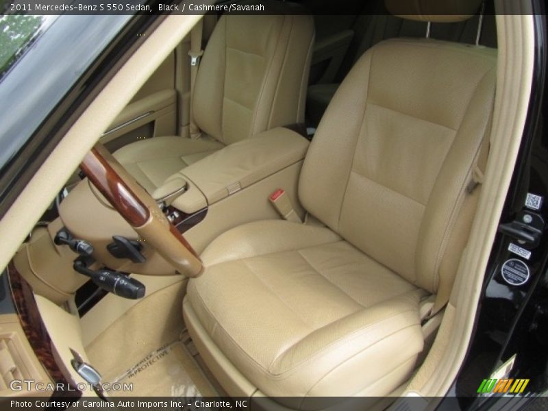 Black / Cashmere/Savanah 2011 Mercedes-Benz S 550 Sedan