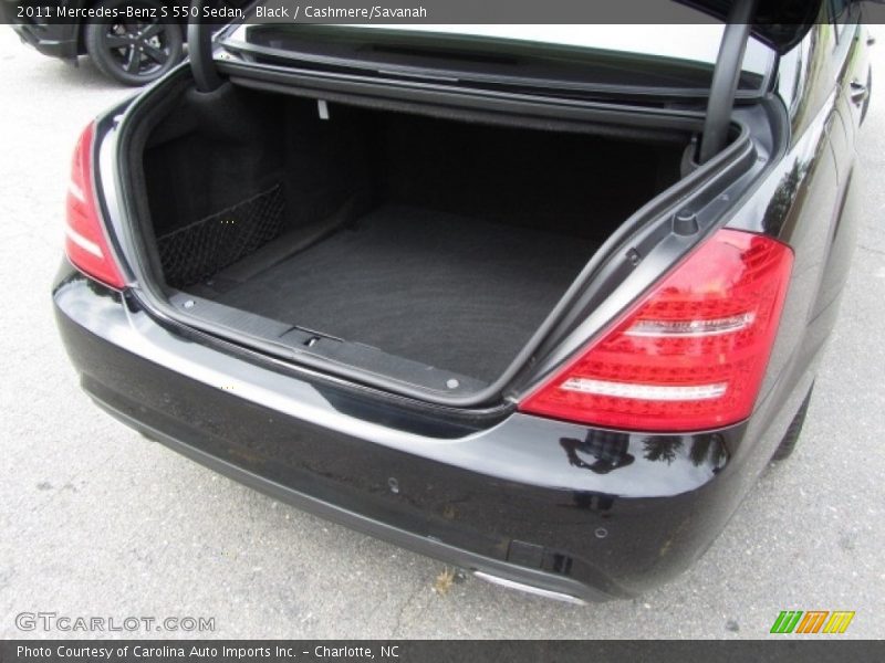 Black / Cashmere/Savanah 2011 Mercedes-Benz S 550 Sedan