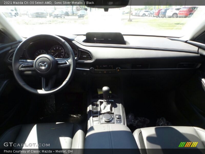 Sonic Silver Metallic / Black 2021 Mazda CX-30 Select AWD