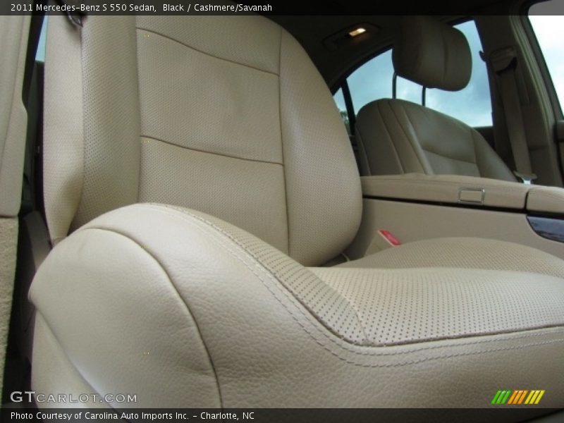 Black / Cashmere/Savanah 2011 Mercedes-Benz S 550 Sedan