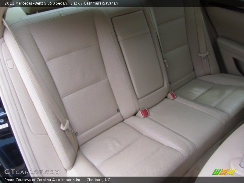 Black / Cashmere/Savanah 2011 Mercedes-Benz S 550 Sedan