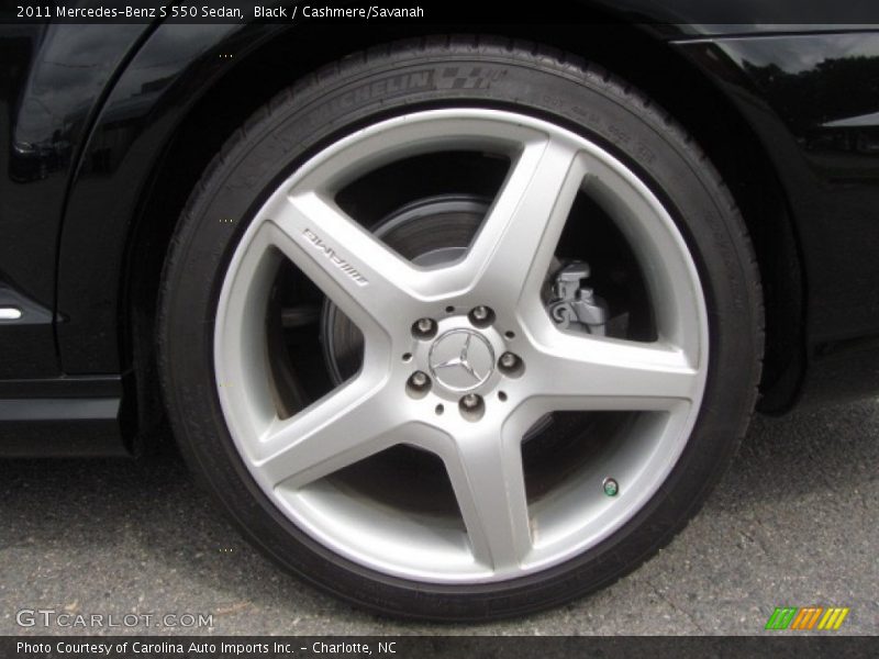 Black / Cashmere/Savanah 2011 Mercedes-Benz S 550 Sedan