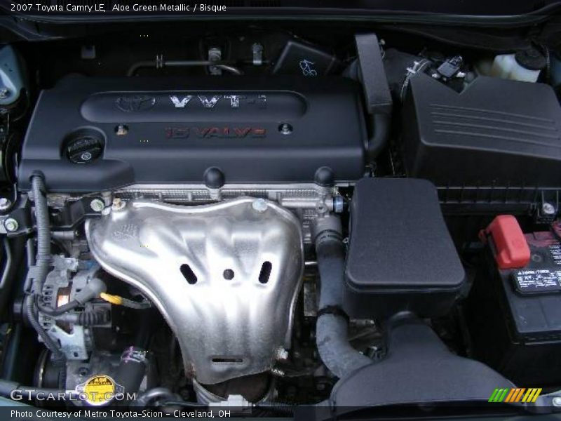 Aloe Green Metallic / Bisque 2007 Toyota Camry LE