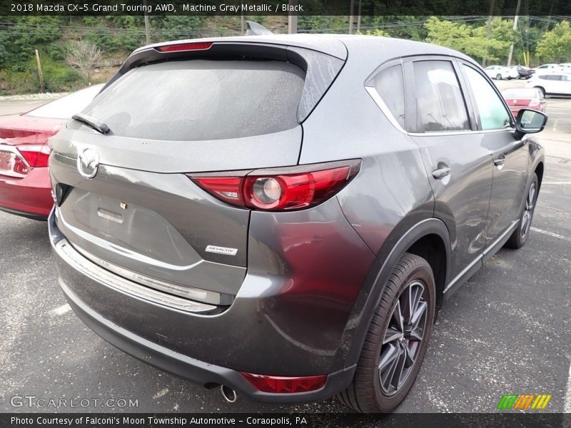 Machine Gray Metallic / Black 2018 Mazda CX-5 Grand Touring AWD