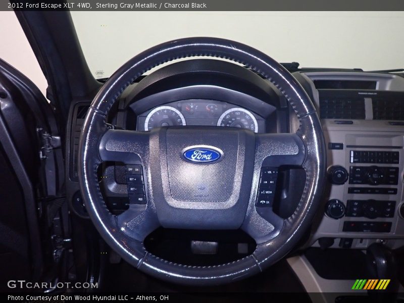 Sterling Gray Metallic / Charcoal Black 2012 Ford Escape XLT 4WD